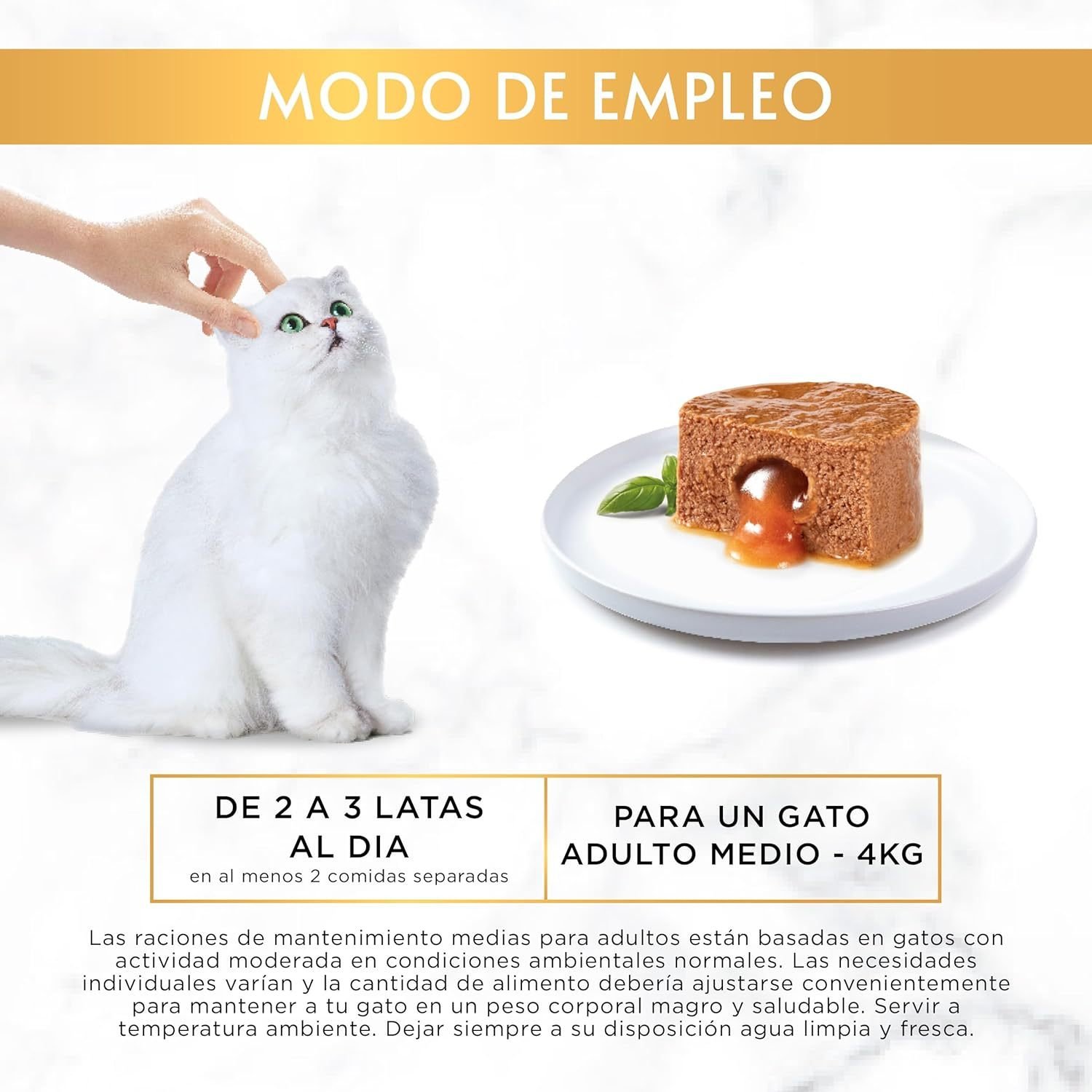 GOURMET Fondant Doré, Nourriture Humide pour Chats Adultes, Mousse avec Sauce, Pack de 24 Boîtes de 85g – Image 2
