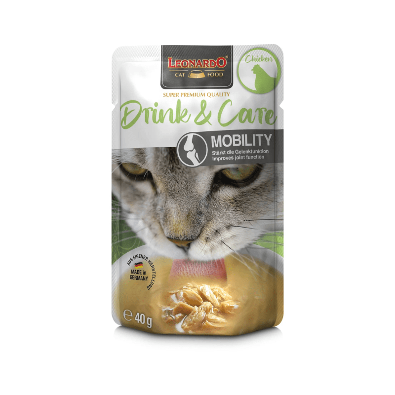 Pack de 20x40g - Sachets de Soupe de Poulet Leonardo Drink & Care pour Chats - Nourriture Complémentaire pour Chats Adultes - Favorise l'Apport de Liquides et la Santé des Voies Urinaires – Image 9