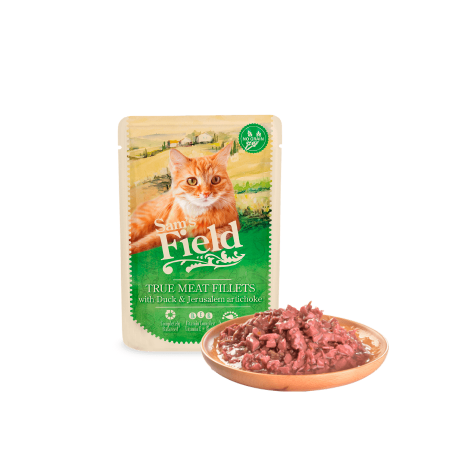 Sam'S Field Wet Food SUPER PREMIUM pour chats 24 sachets X 85 Gr – Image 2